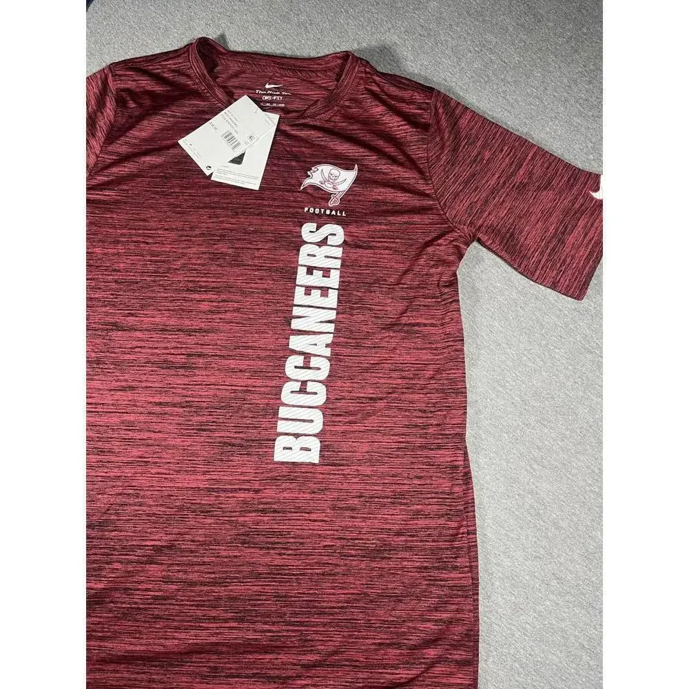 NWT NFL Nike Dri Fit Tampa Bay Buccaneers Youth XL Football TShirt Sport Tee